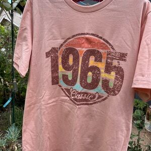 Classic 1965 adult T-Shirt - Peach NWOT